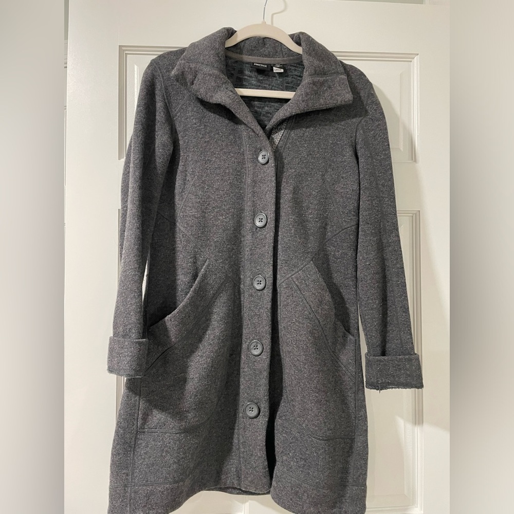 Marmot sweater car coat (gray)